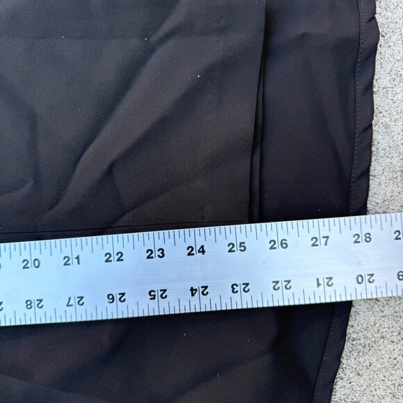 Kay Unger Jumpsuit Womens 8 Black Formal Skirt Wrap Overlay - Picture 13 of 16